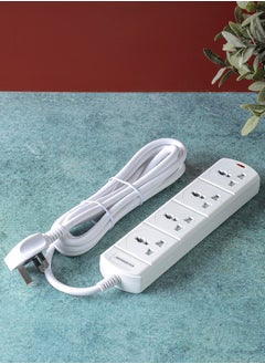 Olsenmark Olsenmark 4 Way Power Socket OMES1809D Equipped with PP Fire Proof Housing and Child Safety Shutter 3-meter Cord 2 year warranty  - Image 2