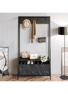 Home Box Alfa Coat Hanger and Shoe Cabinet 35.3 x 180 x 94 cm  - Image 2