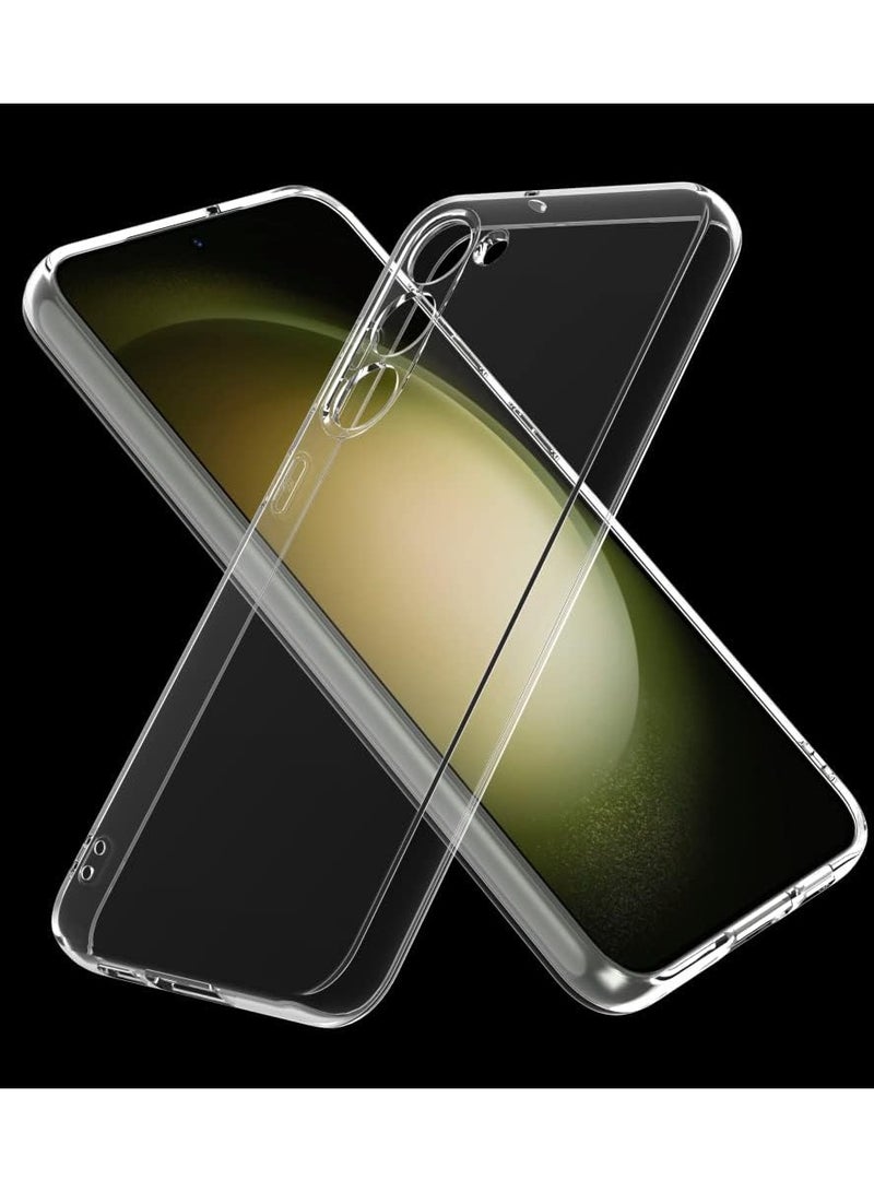 اليشمك جراب شفاف لهاتف Samsung Galaxy S24، غطاء خلفي شفاف ناعم ومرن من مادة TPU مقاوم للصدمات متوافق مع هاتف Samsung Galaxy S24 - Image 4
