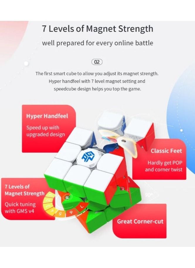GANCUBE - GAN 356 i3 Bluetooth Smart Speed Cube with Gyroscope 3.0 7 Magnet Levels Smart Core 3.0 Cubestation App - Image 1