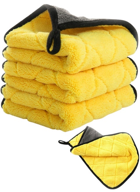 Microfiber Cleaning Cloths - 1 Pack Ultra Absorbent Cleaning Towels (40cm x 40cm), Lint-Free, Streak-Free, Non-Scratch, Reusable & Washable Cleaning Rags for Kitchen, Car, Glass, Electronics, and Multi-Surface Cleaning – Premium Microfiber Cleaning Cloths for Home and Auto
