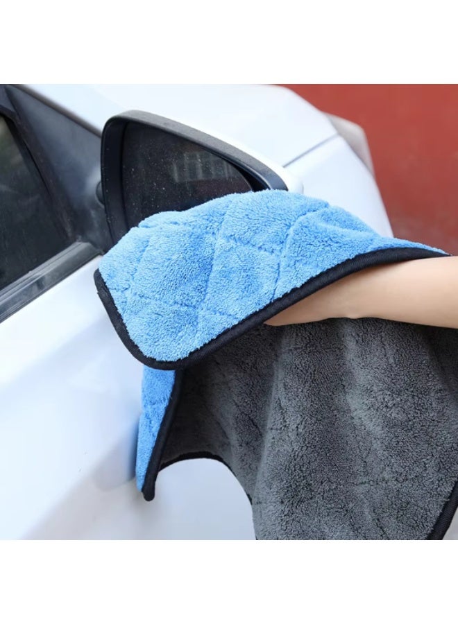 Microfiber Cleaning Cloths - 1 Pack Ultra Absorbent Cleaning Towels (40cm x 40cm), Lint-Free, Streak-Free, Non-Scratch, Reusable & Washable Cleaning Rags for Kitchen, Car, Glass, Electronics, and Multi-Surface Cleaning – Premium Microfiber Cleaning Cloths for Home and Auto - Image 5