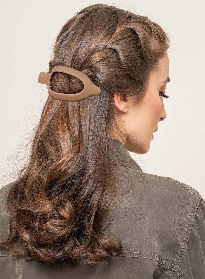 Goolsky Flat Hair Clips for Thick and Thin Hair - Matte Large Alligator Clips, Duck Billed Barrettes, Neutral Hair Claw Clips for Women, 3Pcs - Image 5