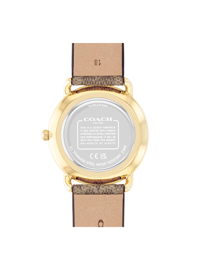 COACH Women's Analog Round Shape Alloy Wrist Watch 14504205 - 36 Mm - Image 3