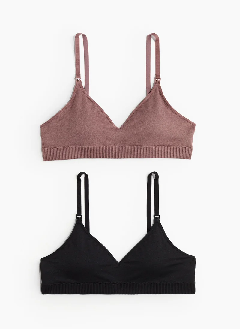 اتش اند ام Mama 2-Pack Seamless Padded Nursing Bras