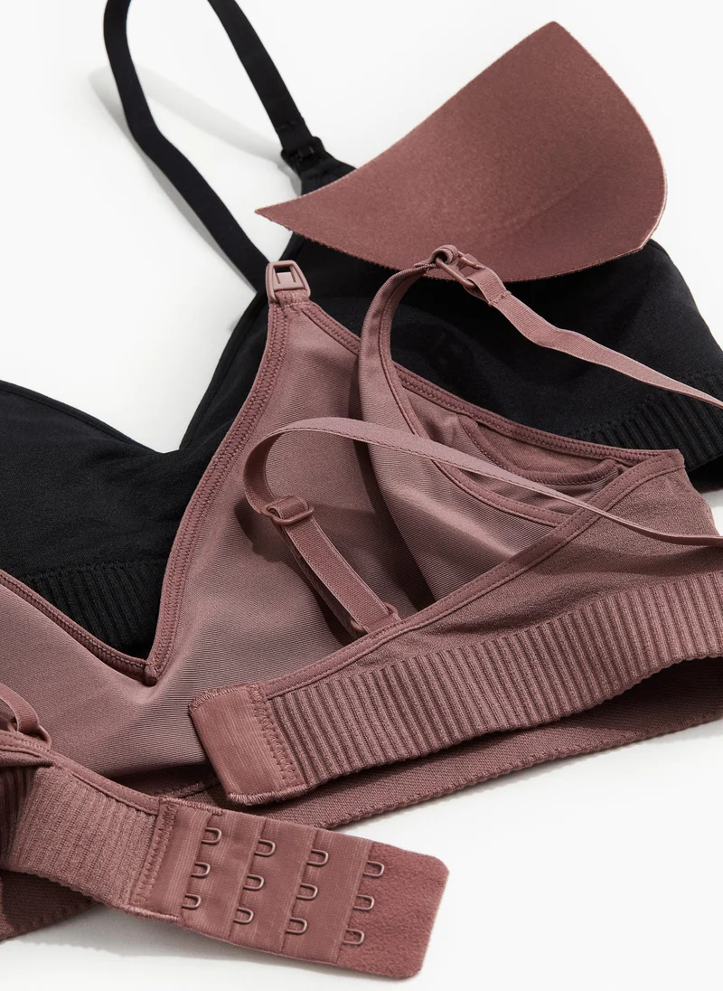 اتش اند ام Mama 2-Pack Seamless Padded Nursing Bras