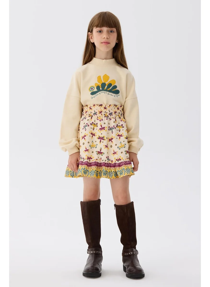 تايس Bg Store Girl Patterned Skirt