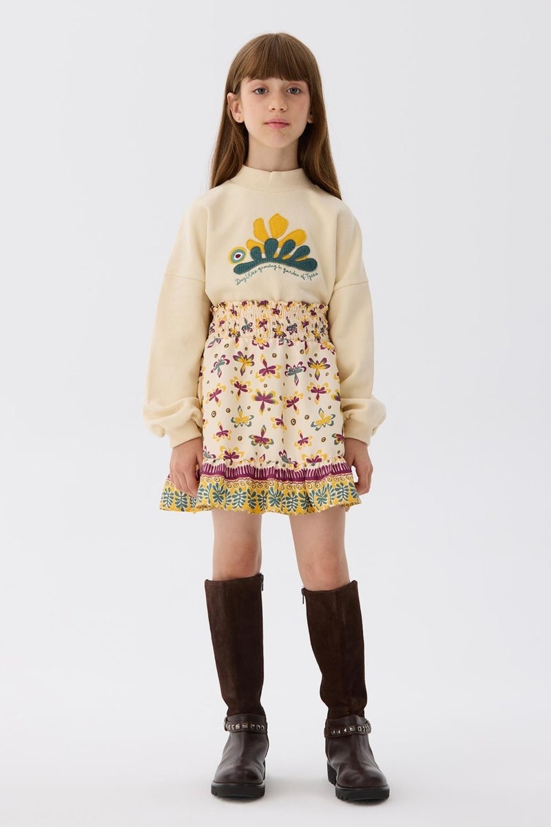 TYESS Bg Store Girl Patterned Skirt  - Image 1