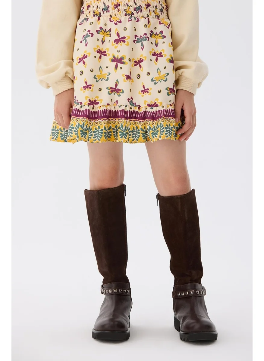 تايس Bg Store Girl Patterned Skirt