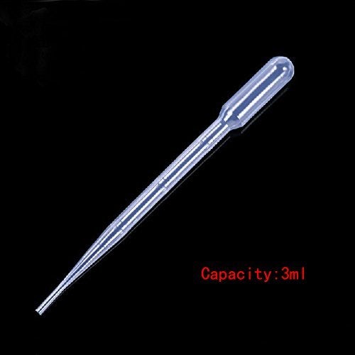 Rienar White 3ML Disposable Plastic Eye Dropper Set Transfer Graduated Pipettes (20 PCS) - Image 2