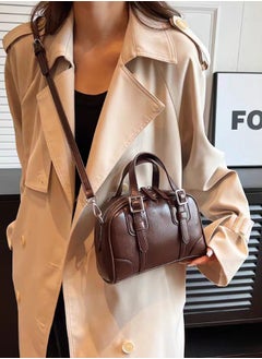 Vintage Small Crossbody Bags for Women Classic Double Zip Top Handle Dome Satchel Bag Shoulder Purse, Medium Tote Bag Vegan Leather Shoulder Bag - pzsku/Z84D637855DDEBC8FE433Z/45/_/1740573882/c564437c-290a-4f94-8361-88f1e976ac1e