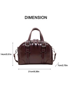 Vintage Small Crossbody Bags for Women Classic Double Zip Top Handle Dome Satchel Bag Shoulder Purse, Medium Tote Bag Vegan Leather Shoulder Bag - pzsku/Z84D637855DDEBC8FE433Z/45/_/1740574085/4bffdfb7-c285-4df7-bf6b-b08fdfb8e9d9