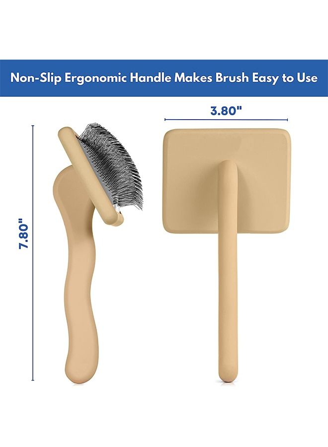general Slicker Dog Brush For Goldendoodles, Poodles,  Any Doodle Mix,Golden Doodle and Poodle Brush for Medium to Long Hair Breeds,Detangle, Brush,  Fluff Like a Pro ，Makes Coat Maintenance Easier - Image 3