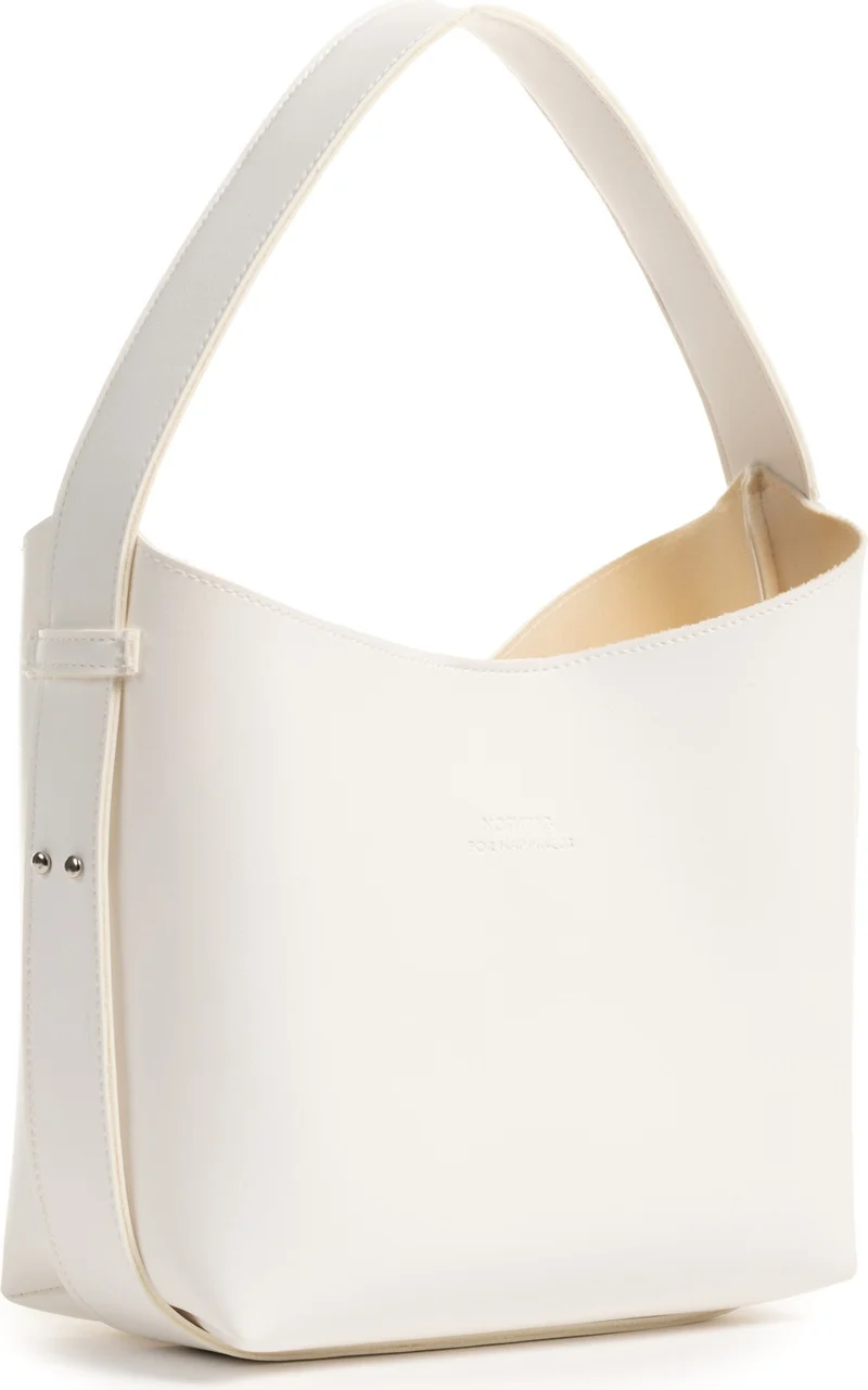 Nothing Women's Leather Snap Makeup Bag 3-Stage Design Adjustable Strap Hand, Shoulder and Crossbody Bag