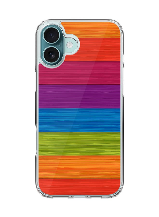 Stylizedd For iPhone 16 Plus Case [Compatible with MagSafe] Slim Magnetic cover Clear Phone Case - Colorwood FP - Image 1