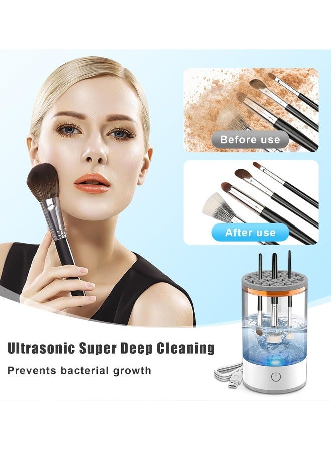 Electric Makeup Brush Cleaner, Fast Makeup Brush Cleaner Machine, Beauty Blender Cleaners for All Size Makeup Brush - Image 5