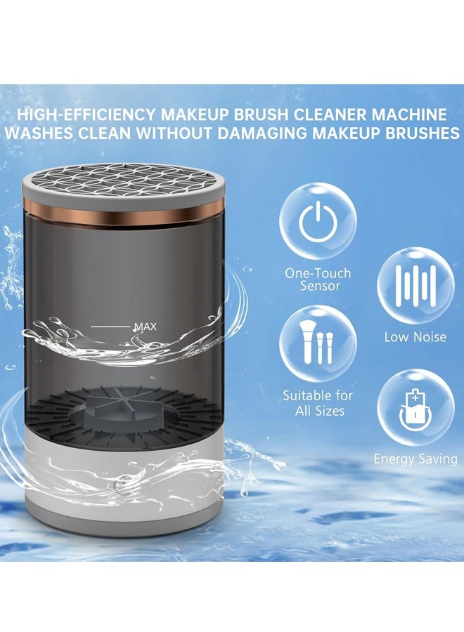 Electric Makeup Brush Cleaner, Fast Makeup Brush Cleaner Machine, Beauty Blender Cleaners for All Size Makeup Brush - Image 4