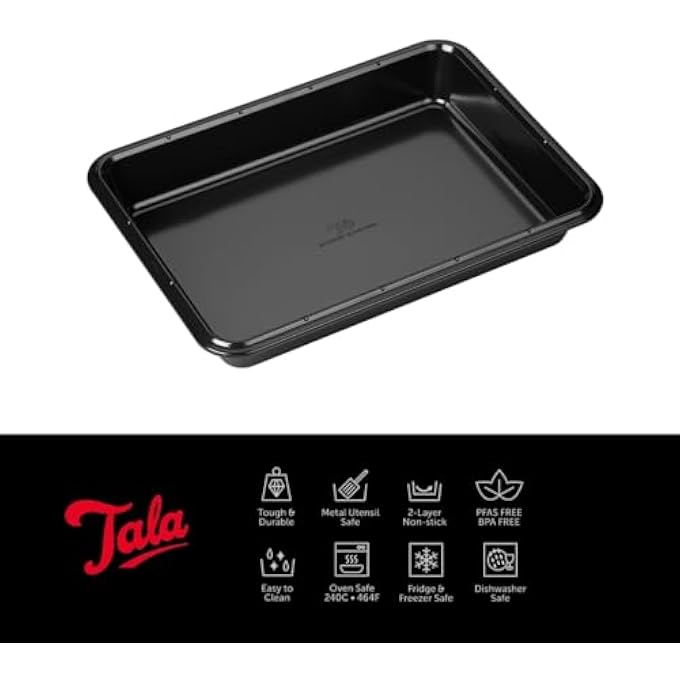 Tala Performance Eclipse NonStick Large Brownie Pan 345 x 243 x 4cm - Image 3