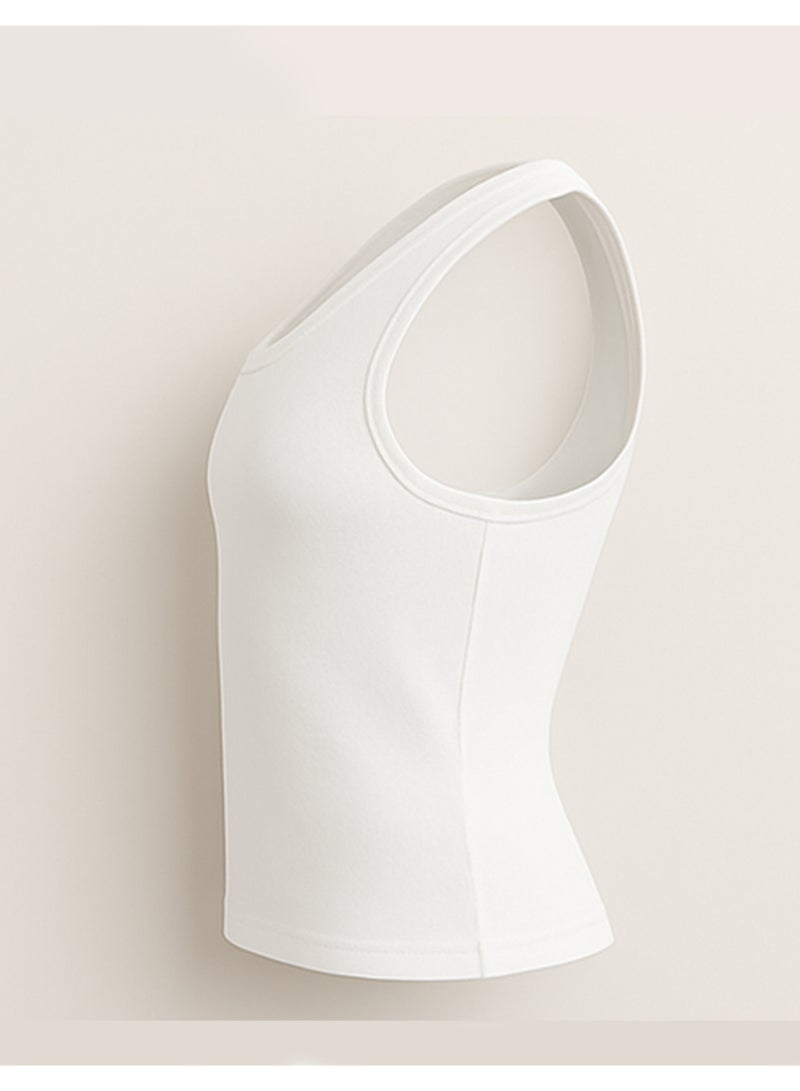 Tango Sleeveless Shirt Lycra (White) - Image 3