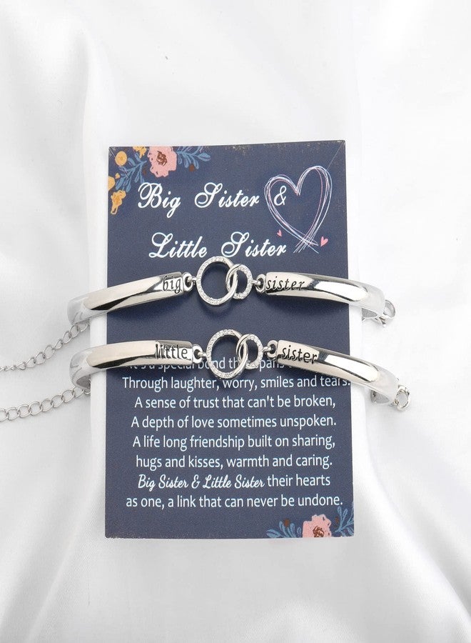 BNQL Big Sister Little Sister Bracelets Gifts Sister Bracelet for 2 Sister Jewelry from Sister Birthday Gifts (big little sister bracelet) - Image 4