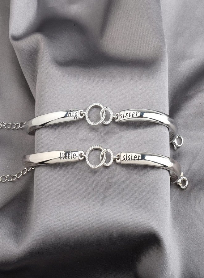BNQL Big Sister Little Sister Bracelets Gifts Sister Bracelet for 2 Sister Jewelry from Sister Birthday Gifts (big little sister bracelet) - Image 5