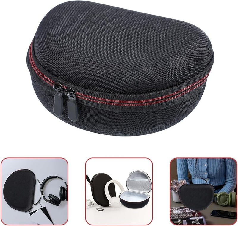 BESPORTBLE حافظة سماعات الرأس المريحة، منظف سفر مدمج خفيف الوزن أسود - Image 4