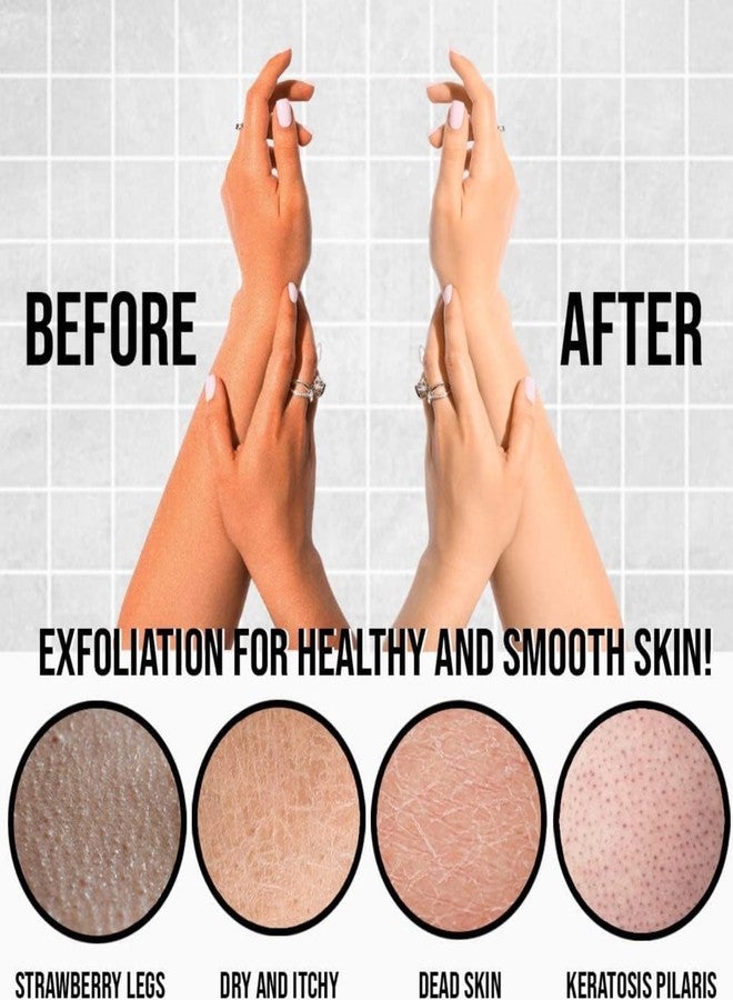 HUDACRUSH HUDA CRUSH Exfoliating Glove - Deep Cleansing Body Scrubber & Dead Skin Remover | Bath & Pedicure Glove for Women & Girls - Smooth, Radiant Skin Care Essential - Image 2