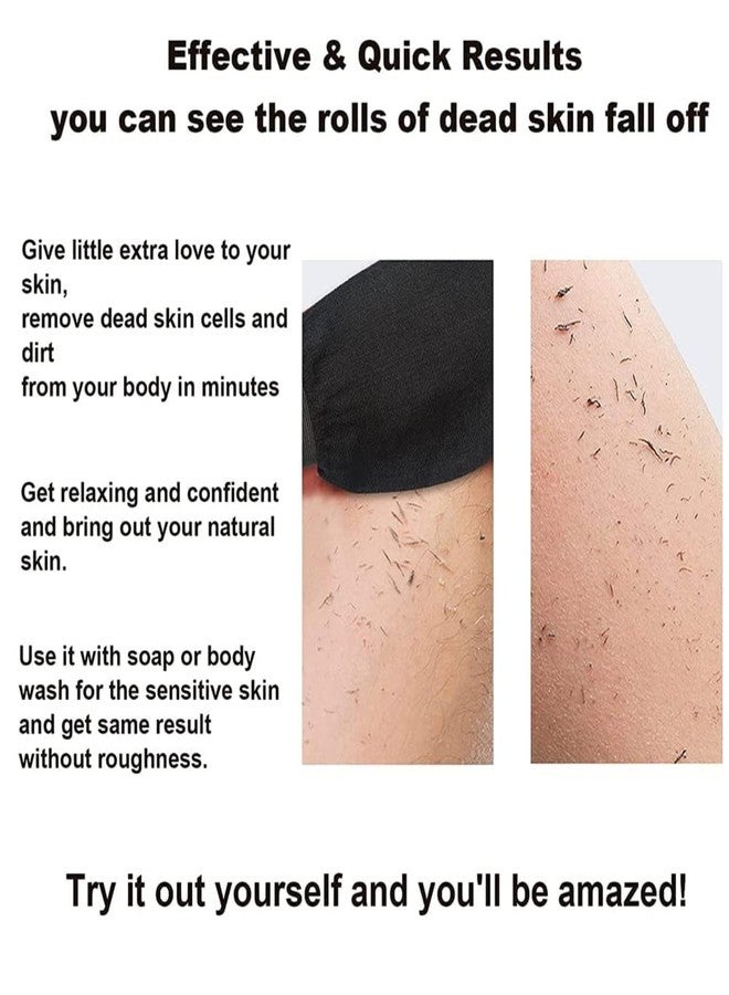 HUDACRUSH HUDA CRUSH Exfoliating Glove - Deep Cleansing Body Scrubber & Dead Skin Remover | Bath & Pedicure Glove for Women & Girls - Smooth, Radiant Skin Care Essential - Image 3