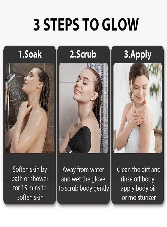 HUDACRUSH HUDA CRUSH Exfoliating Glove - Deep Cleansing Body Scrubber & Dead Skin Remover | Bath & Pedicure Glove for Women & Girls - Smooth, Radiant Skin Care Essential - Image 5