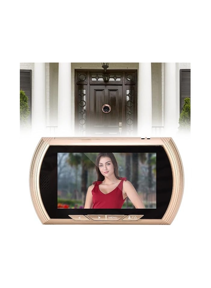 Digital Door Viewer with Doorbell, 4.5" Screen, Wide Angle & Night Vision - Image 4
