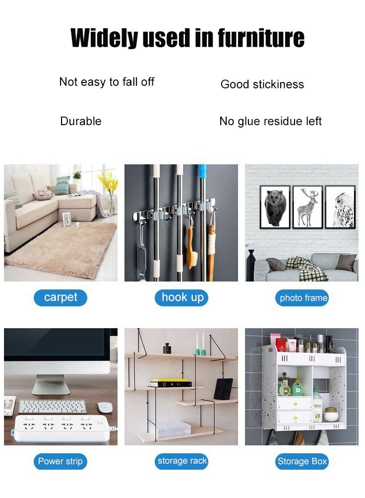 JOYBOS شريط نانو مزدوج الجوانب قابل للغسل وإعادة الاستخدام شريط تثبيت شفاف لاصق قوي بطول 5 متر وعرض 3 سم - Image 3