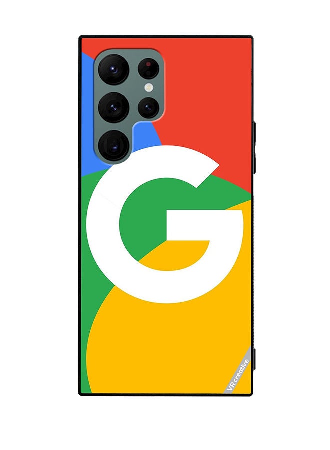 VR CREATIVE Protective Case Cover For Samsung Galaxy S22 Ultra 5G Google Logo Design Multicolour - Image 1