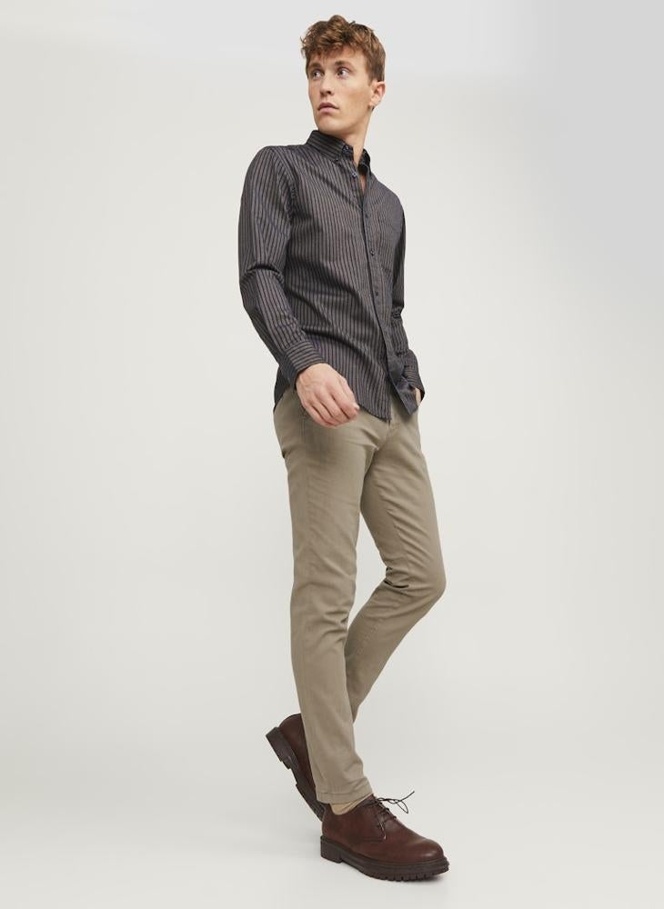 JACK & JONES Jpstmarco Dave High Waist Chinos  - Image 4