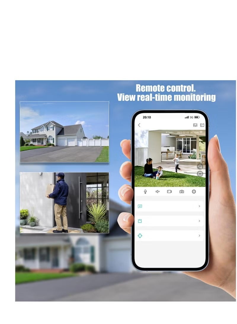 TIGER 4G LTE Solar Outdoor PTZ Security Camera with Dual Lens, Battery Powered, 360° Pan Tilt Monitoring, Full Colour Night Vision, Two Way Audio, Smart Motion Tracking - Image 4