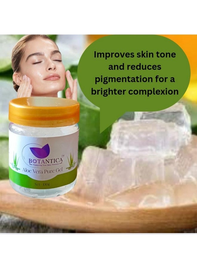 BOTANTICA جل الألوة فيرا النقي من بوتانيكا 100 جرام - جل مهدئ متعدد الاستخدامات للوجه والشعر، الترطيب، الشفاء، والتغذية - Image 5