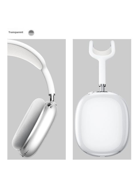 TPU Storage Case Case For Apple AirPods Max Transparent Bluetooth Headset-Color:Transparent