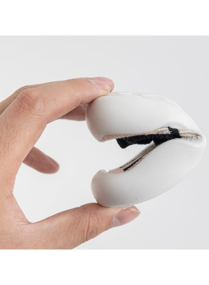 S SYMEFER Baby Sock Shoes with anti slip rubber First-Walking Shoes for Boy and Girls, Lightweight Bthable Cotton Indoor Sock Shoes for Baby Little Girls Boys, Black-L - Image 3