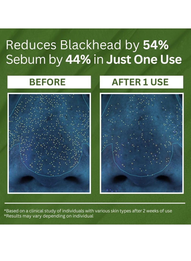 P.CALM Holy Basil Bubble Deep Mask 90g | Korean Pore Clearing Wash Off Mask - Image 5