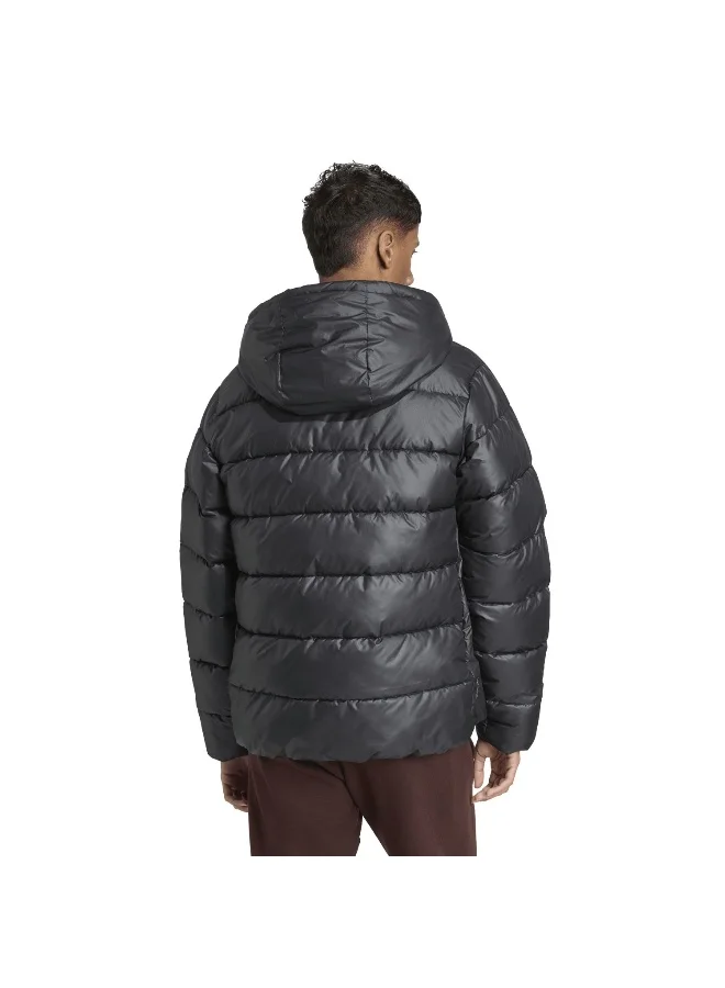 Adidas black Essentials CLIMAWARM Synthetic Down Puffer Hooded Jackets for Men | Best Price UAE