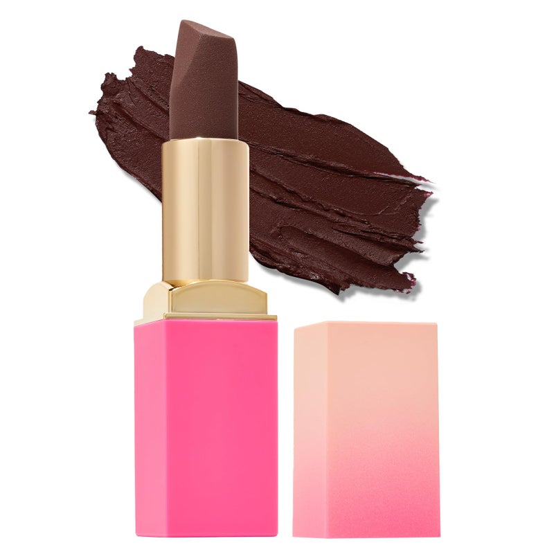 Juvia's Place The Nude Velvety Matte Lipstick Cocoa - Nude Matte Lipstick, Long-lasting Matte Lipstick, Rich-Color Lip Makeup, Creamy Lipstick with Matte Finish, Beauty & Lip Products