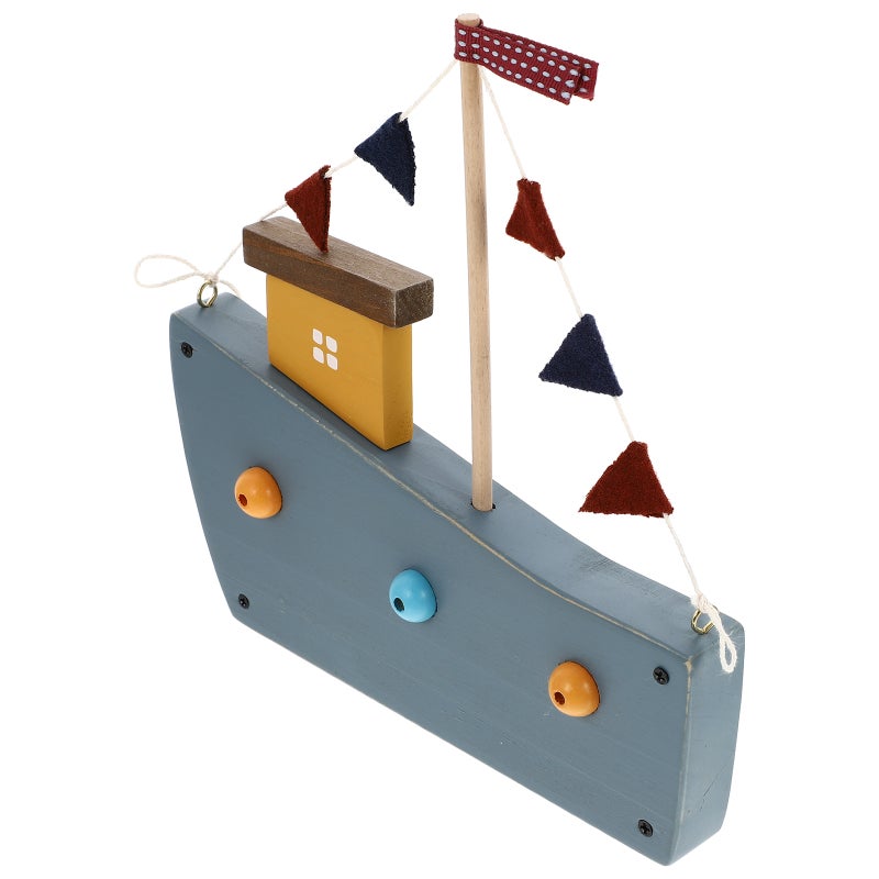 Sailboat Craft Living Room Decor Desktop Ornament for Kids' Room - Image 1