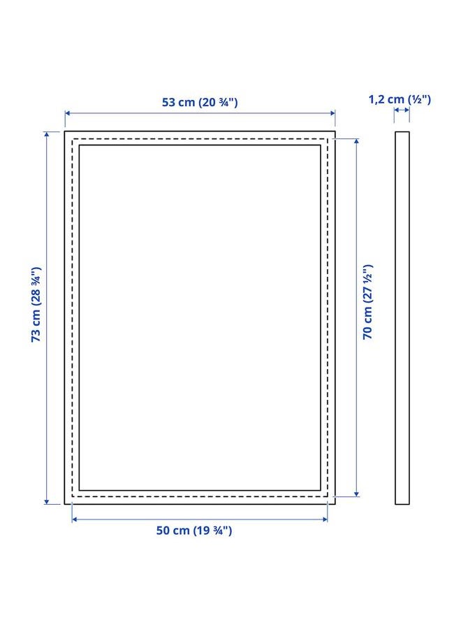 Generic - Frame, white, 50x70 cm - Image 1