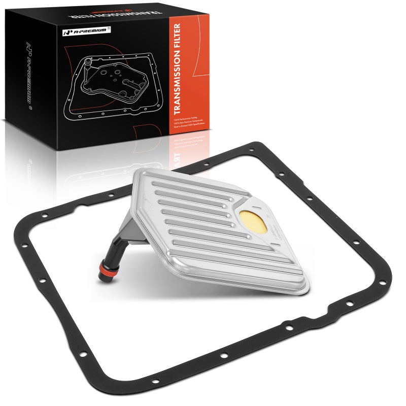 APremium Automatic Transmission Fluid Filter with Pan Gasket Compatible with Chevrolet Impala Camaro Caprice K10 K2500 GMC Jimmy Safari C1500 Suburban C2500 Pontiac Firebird Cadillac