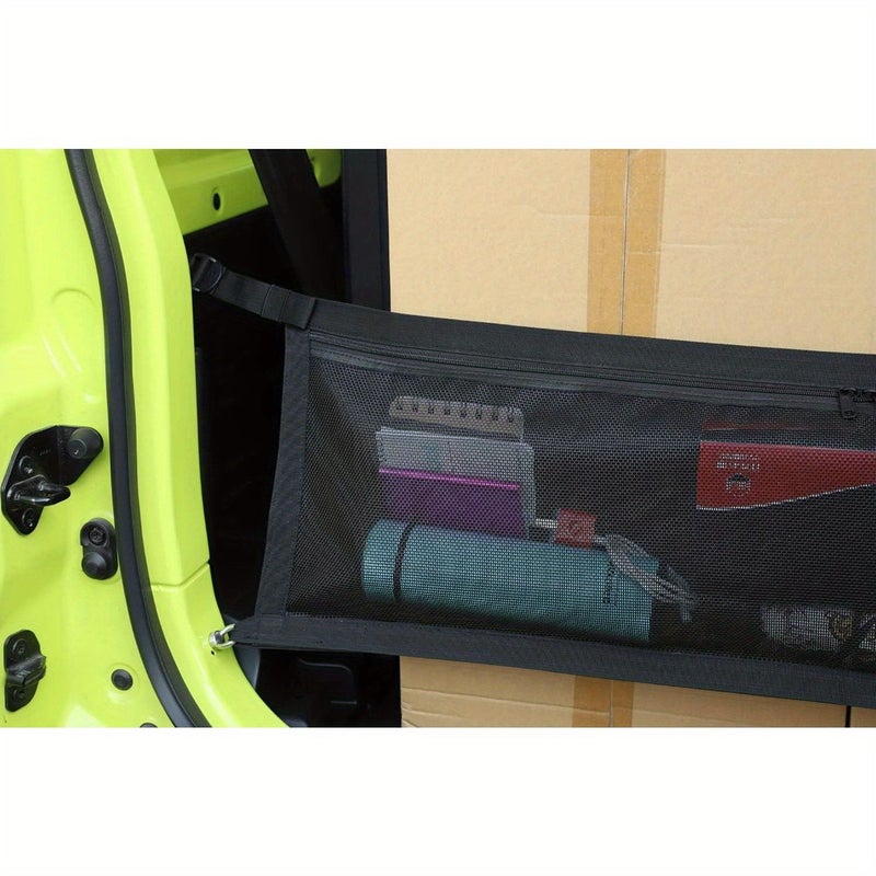 Cargo Trunk Isolation Net Storage Organizer for Suzuki Jimny 2019-2025 Black Interior - Image 5