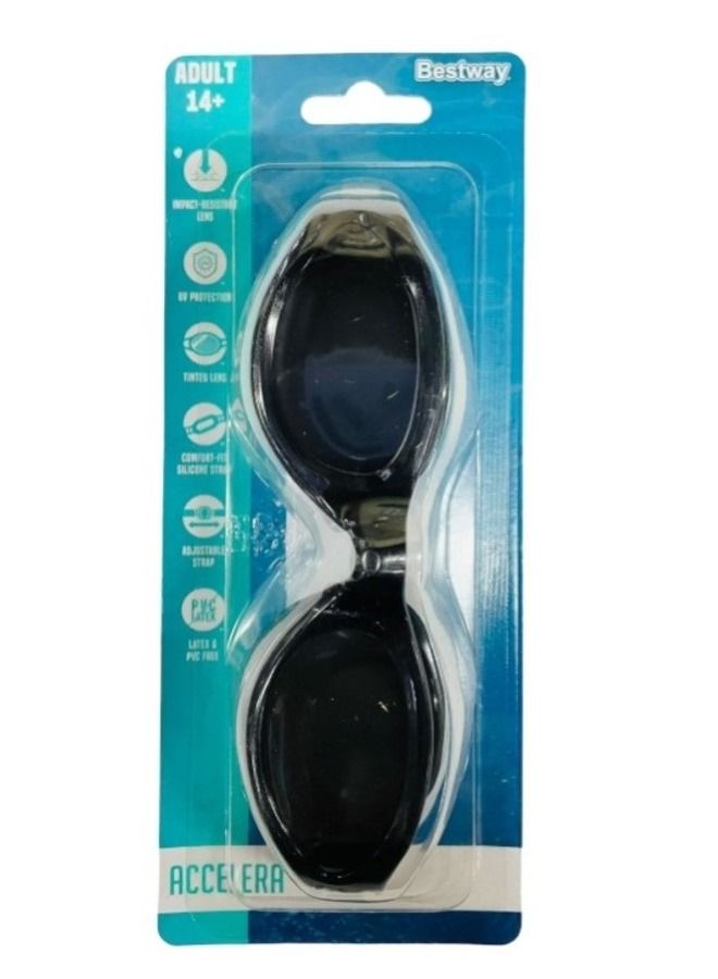 Bestway نظارات سباحة للبالغين هيدرو سويم IX-1400 - قطعة واحدة - متنوعة - Image 3