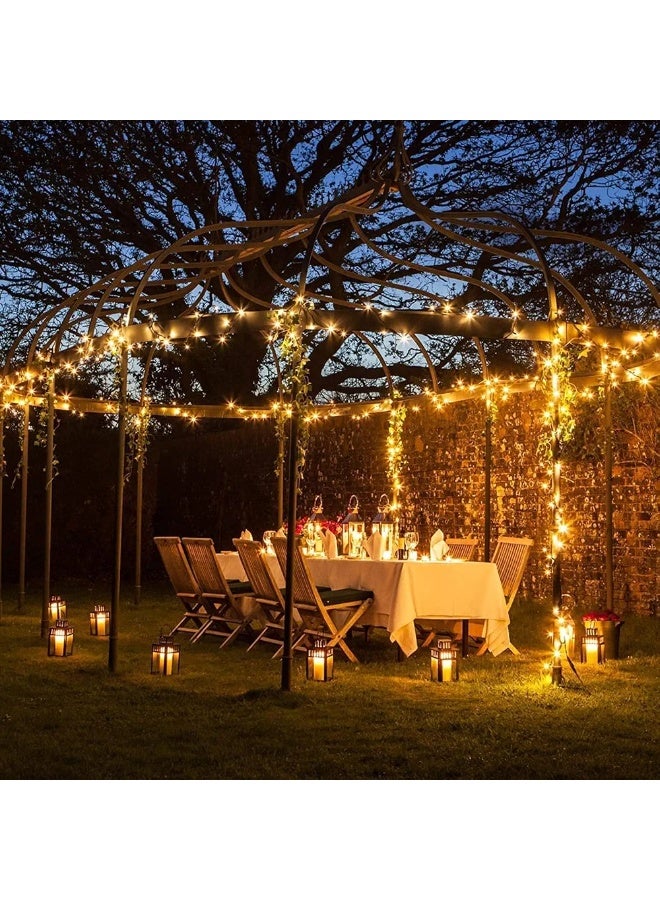 A.M 50M Warm Yellow Christmas String Lights, Indoor/Outdoor, LED, Perfect for Christmas & Wedding Decor - Image 3