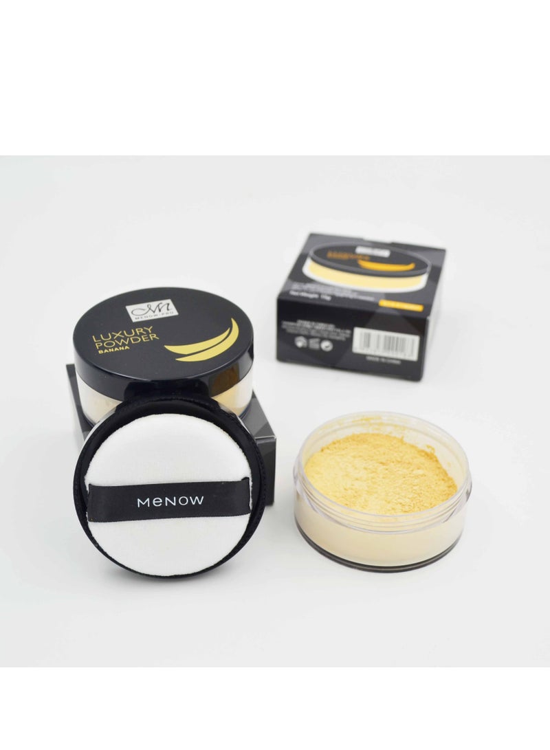 ميناو مكياج الموز مسحوق غير محلول أصفر (مسحوق موز) - Image 2