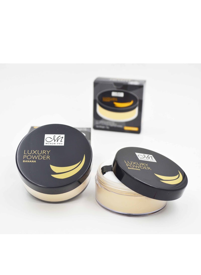 ميناو مكياج الموز مسحوق غير محلول أصفر (مسحوق موز) - Image 3