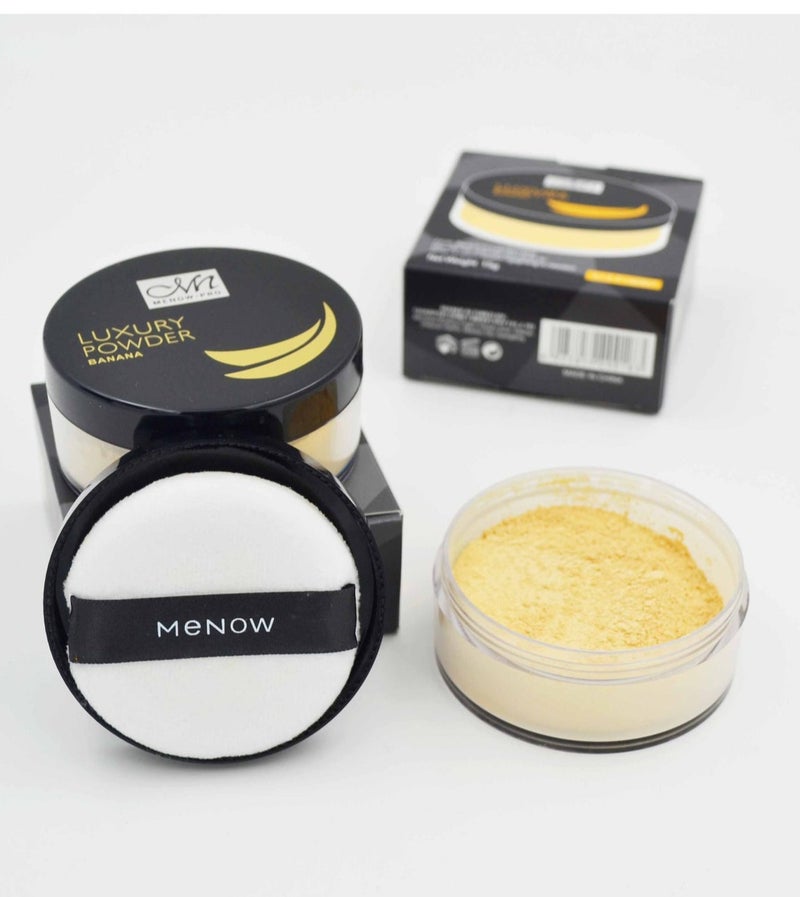Menow Makeup Banana Loose Powder Yellow(Banana Powder) - Image 2