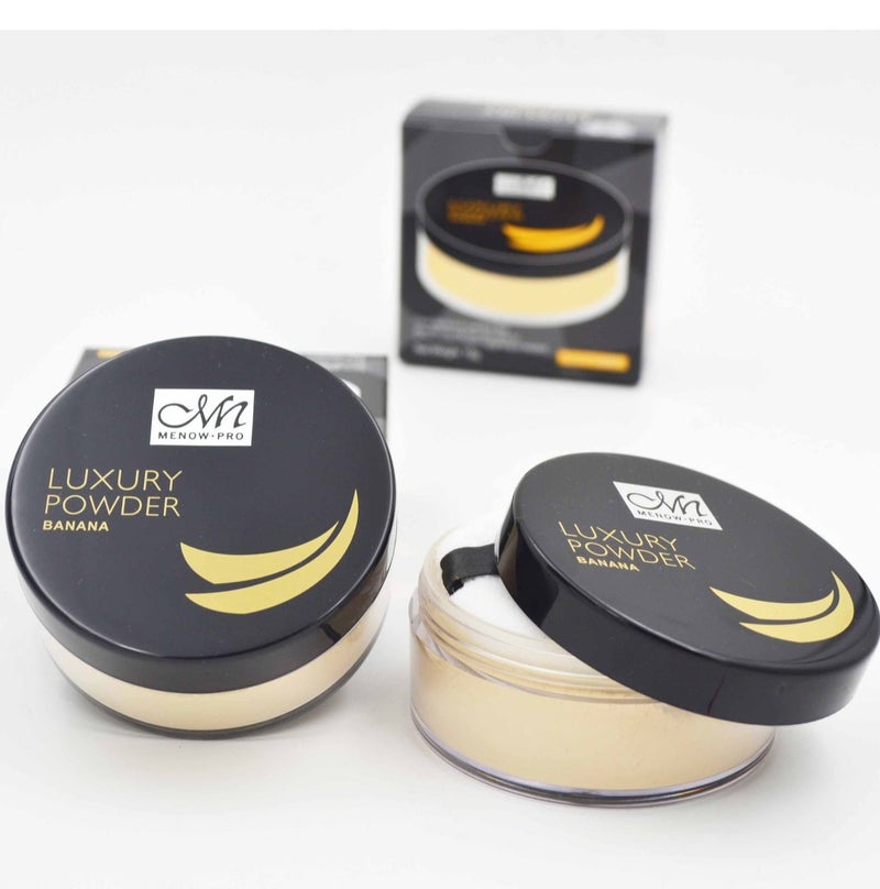 Menow Makeup Banana Loose Powder Yellow(Banana Powder) - Image 3